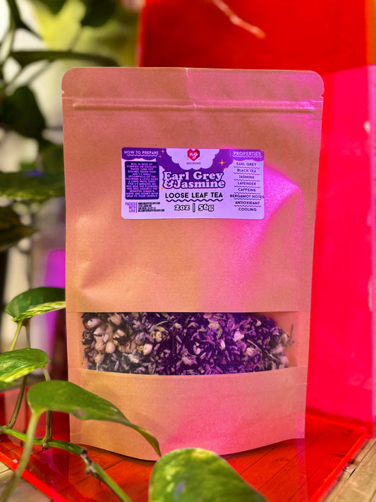 Earl Gray, Jasmine & Lavender | Organic 2oz Loose Leaf Tea