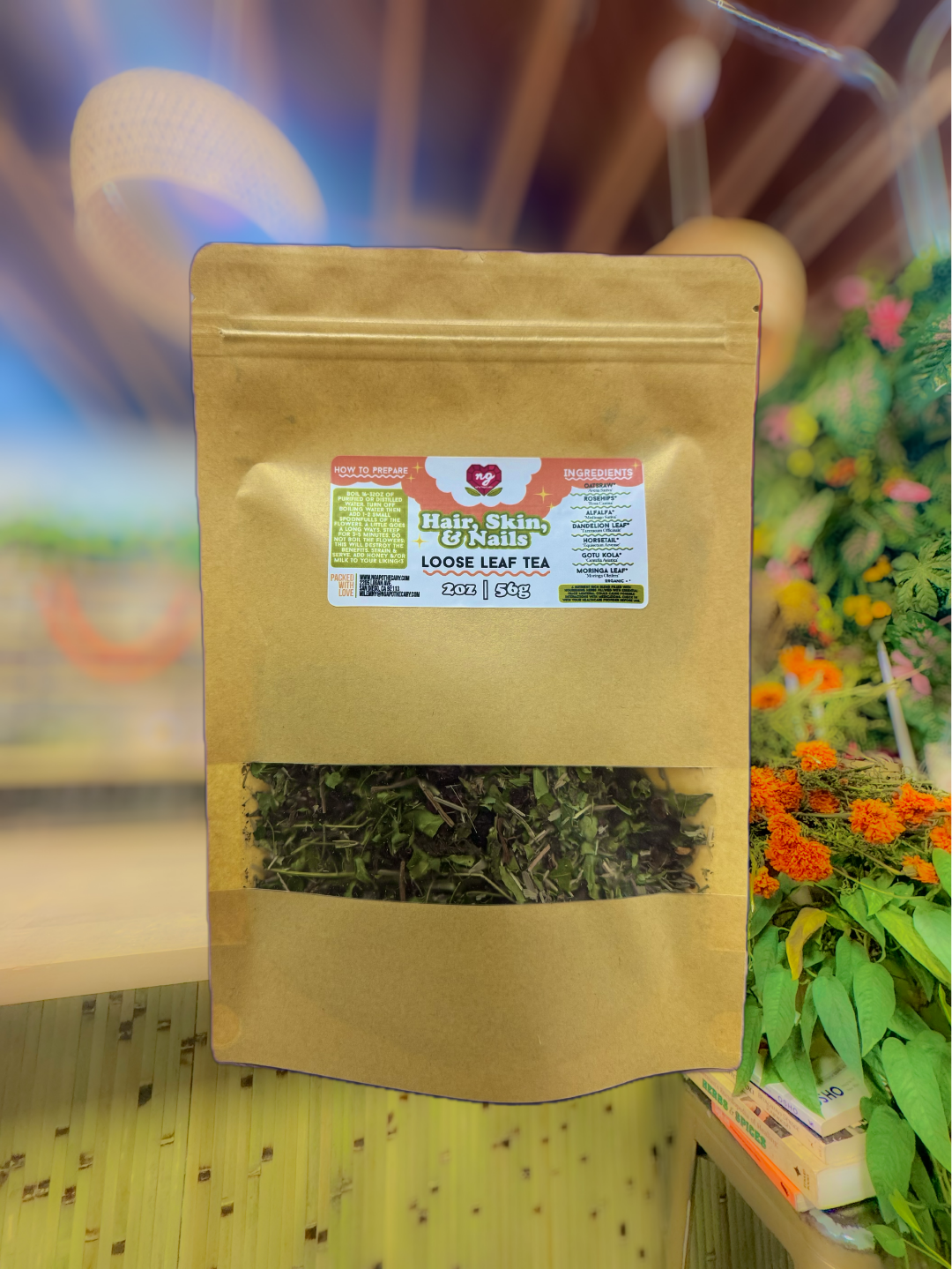 Hair, Skin & Nails | Organic 2oz Loose Leaf Tea