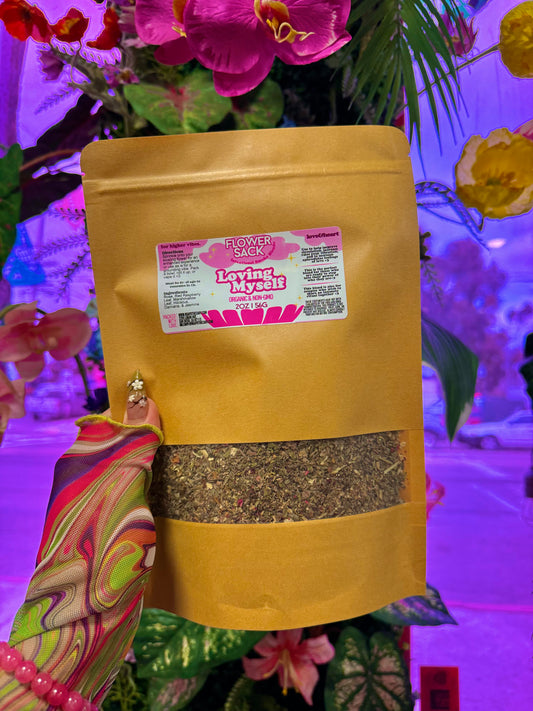 Flower Sak Loving Myself | Organic 2oz Ritualistic Aphrodisac Smoke Blend