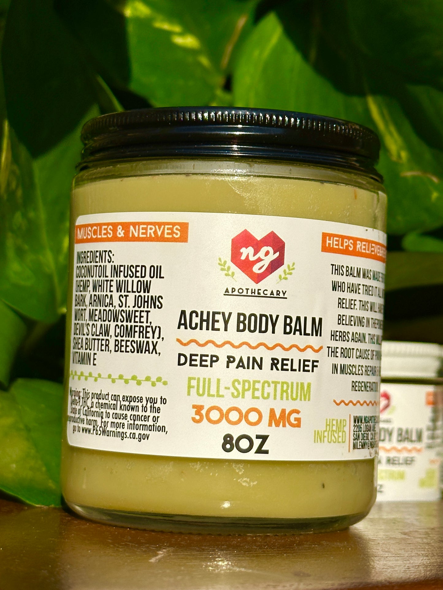 Achey Body Balm Pain Relief Balm