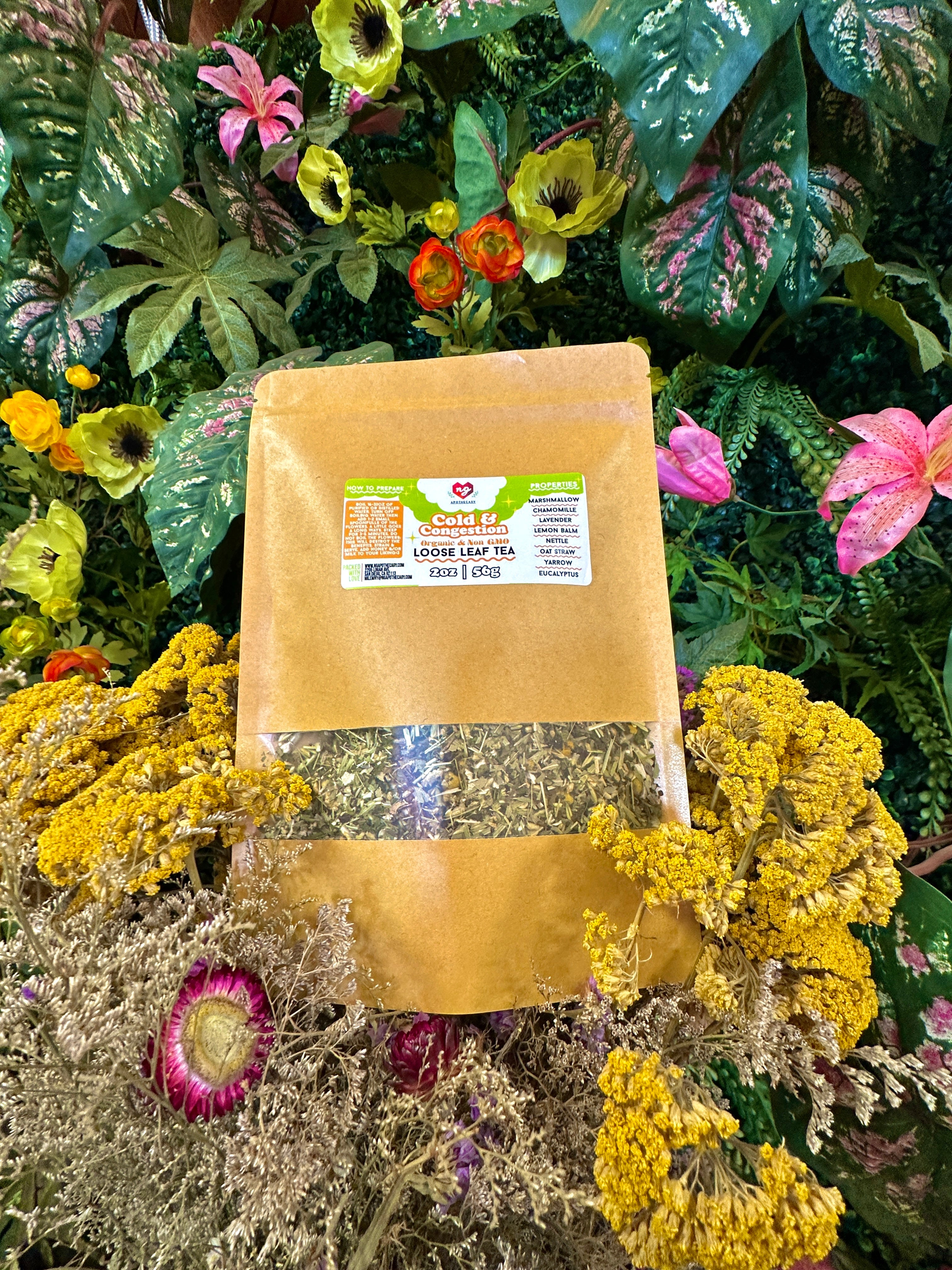 Cold & Congestion | Organic 2oz Loose Leaf Tea