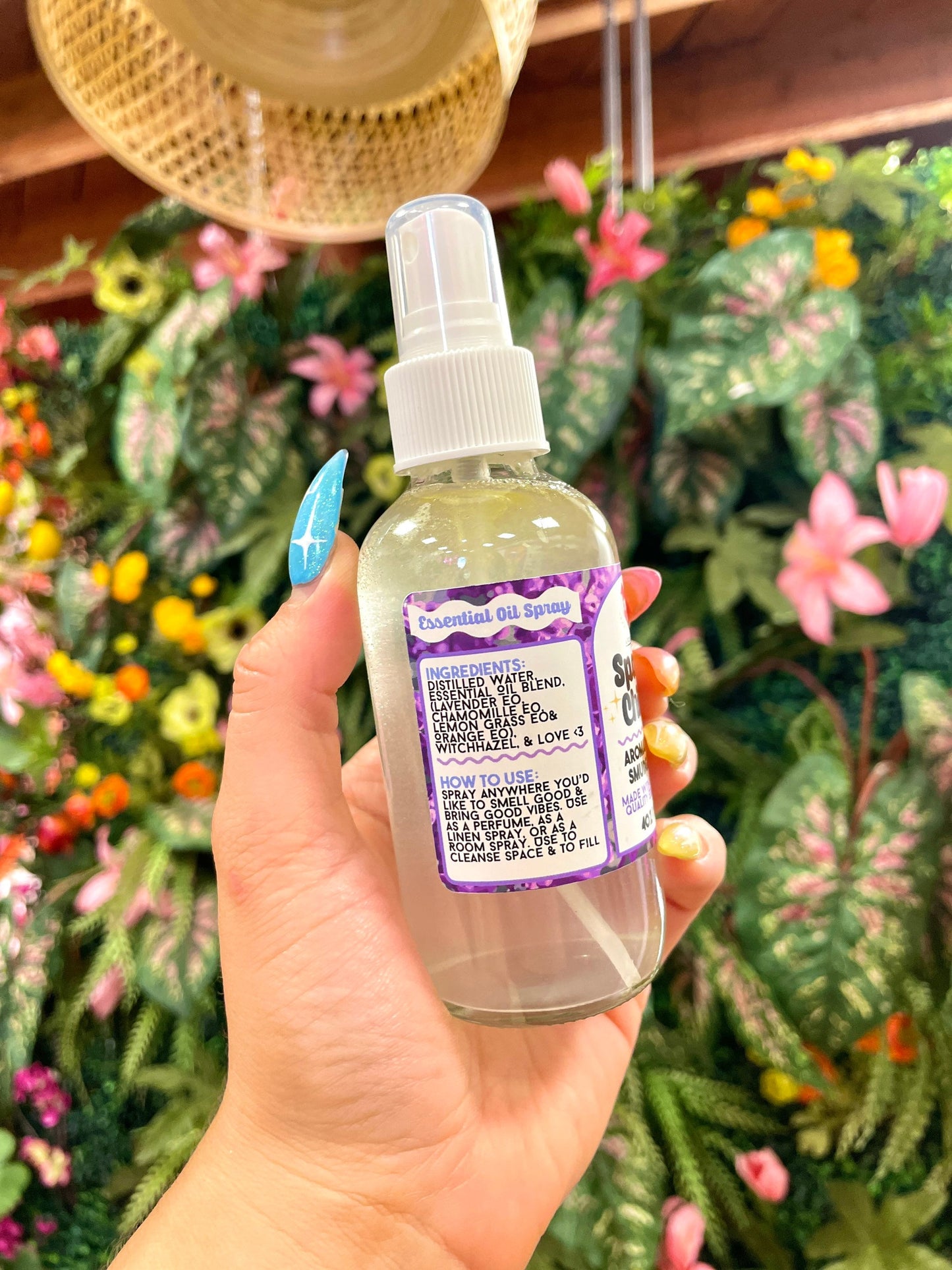 Space Chillin’ Essential Oil Aromatherapy Smudge Spray