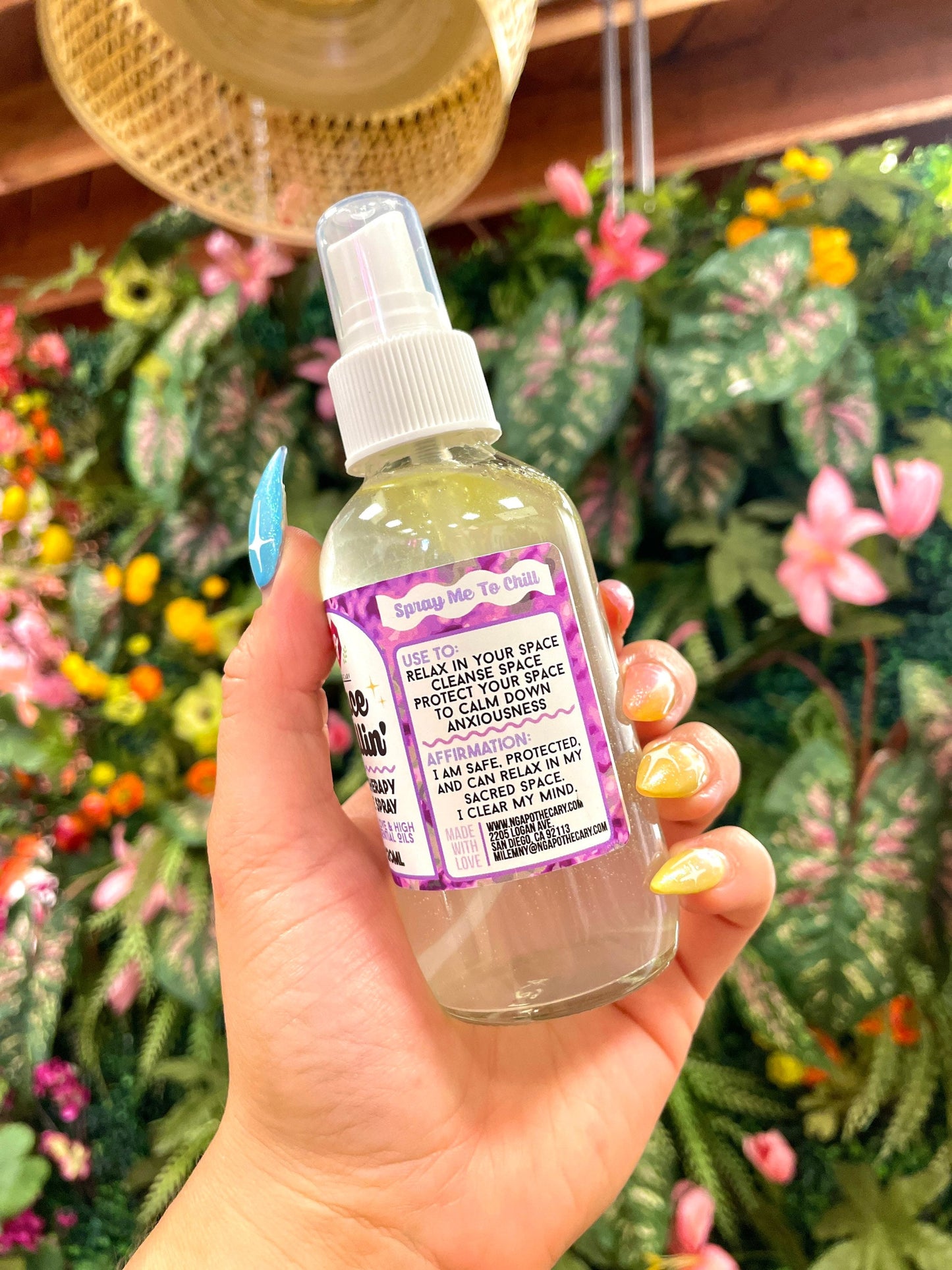 Space Chillin’ Essential Oil Aromatherapy Smudge Spray