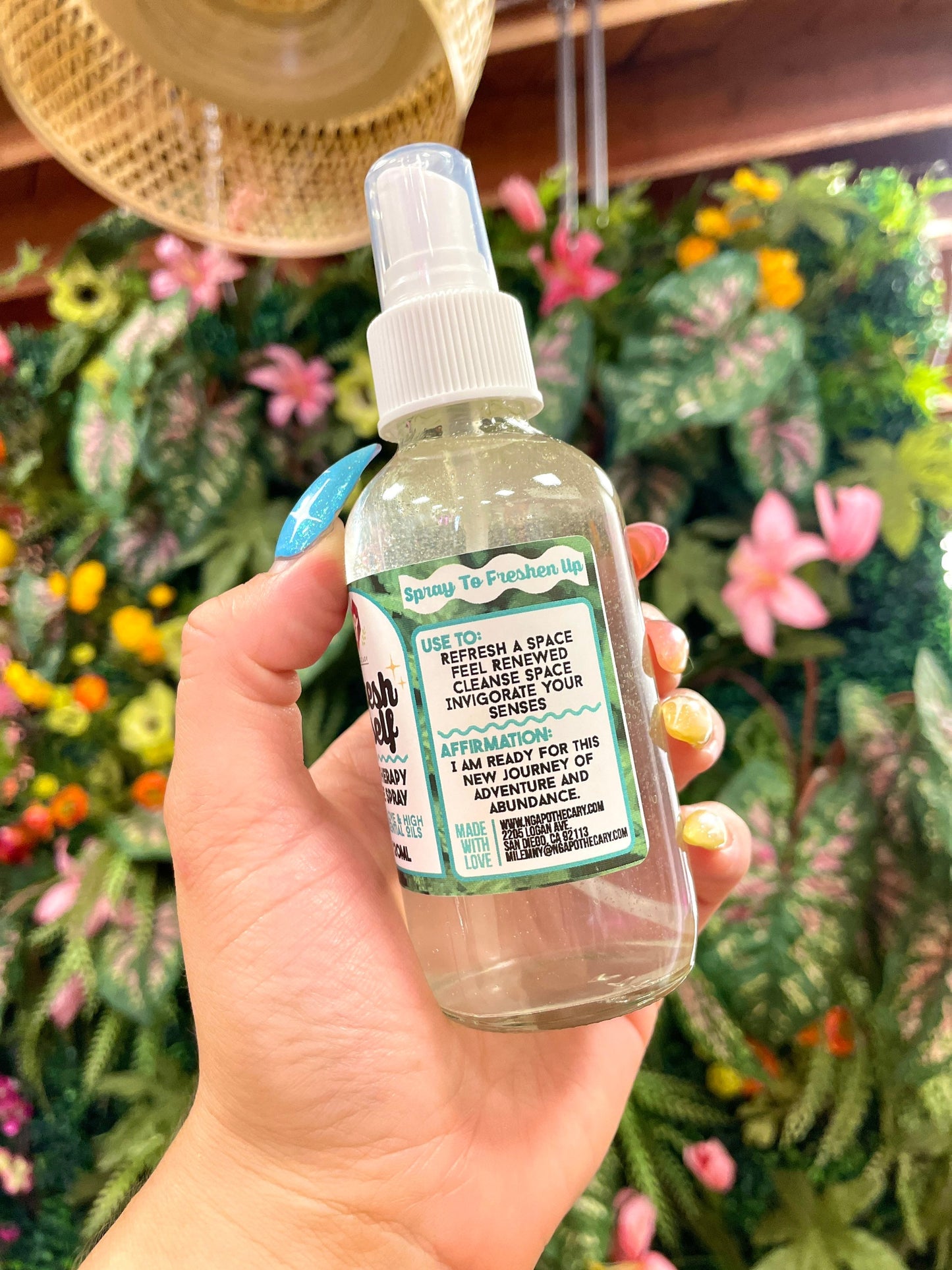 Refresh Myself Essential Oil Aromatherapy Smudge Spray