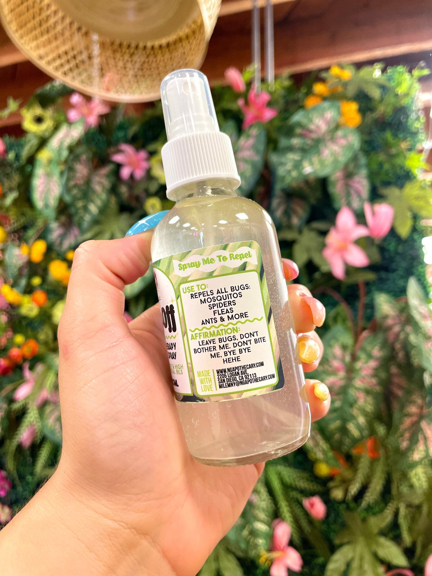 Bug Off Essential Oil Aromatherapy Smudge Spray
