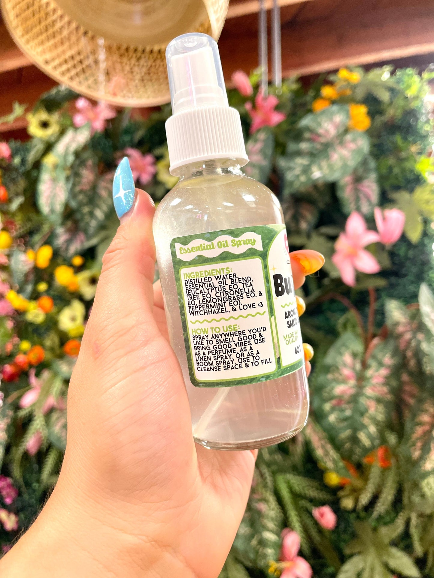 Bug Off Essential Oil Aromatherapy Smudge Spray