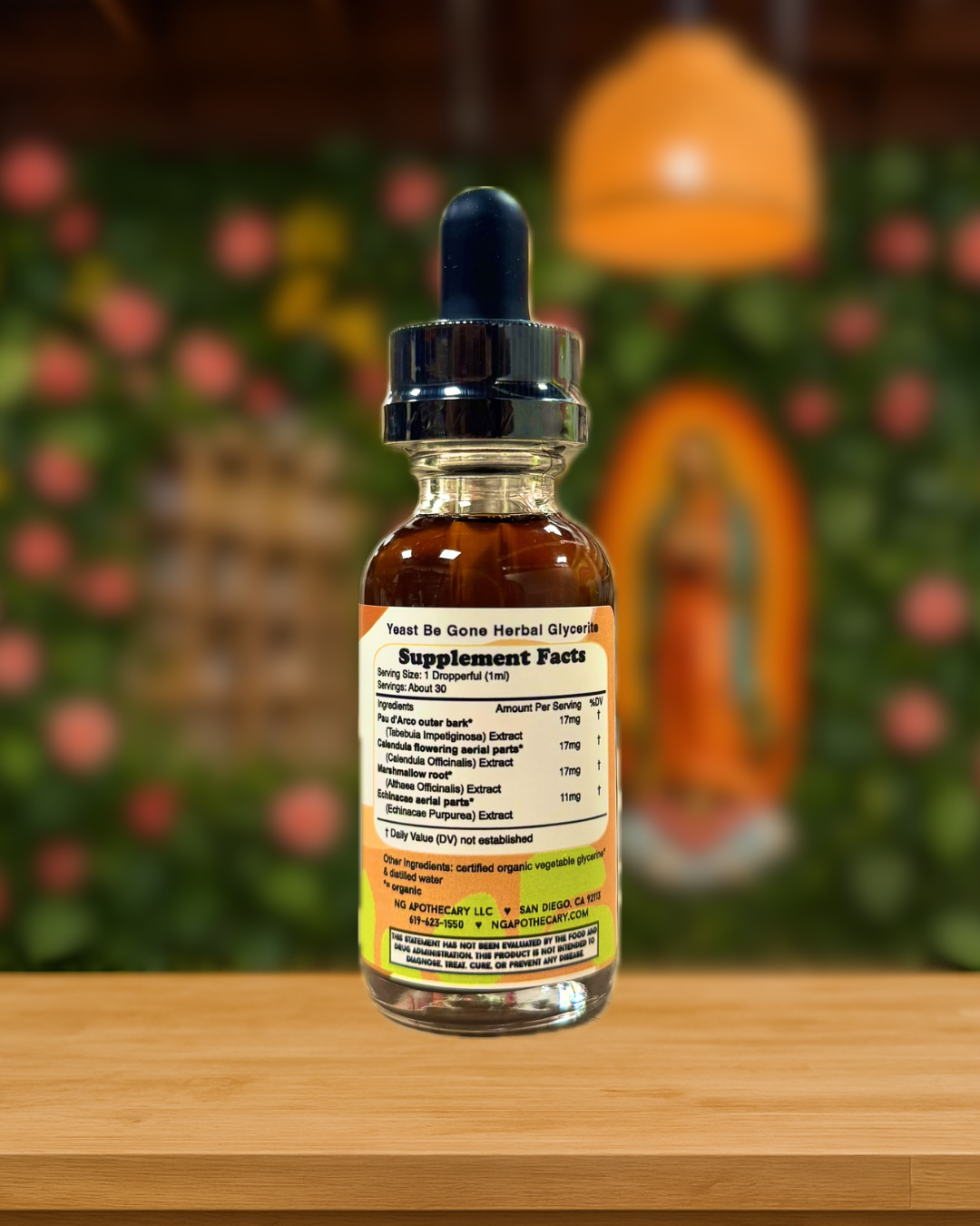 Yeast Be Gone Fungal Tonic Glycerite