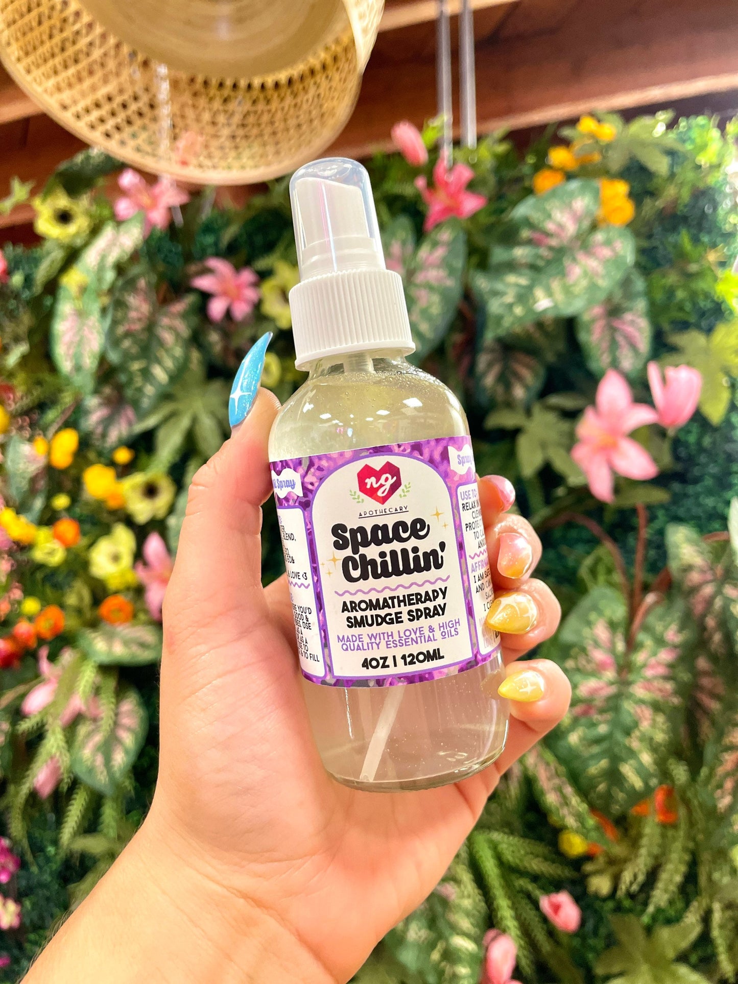 Space Chillin’ Essential Oil Aromatherapy Smudge Spray