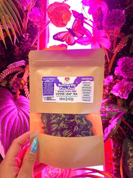 Organic Butterfly Pea Tea | 1oz Whole Flowers