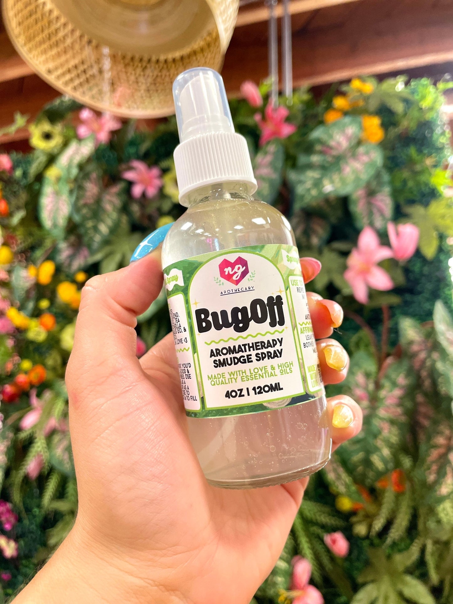 Bug Off Essential Oil Aromatherapy Smudge Spray
